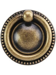 Beaded Round Single-Post Pull - 1 9/16" Diameter